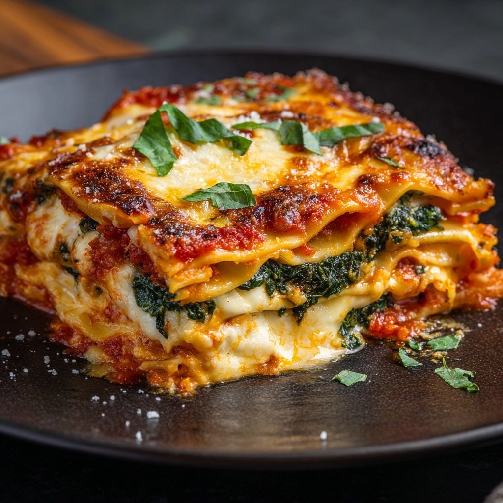 Vegetarische Gemüse Lasagne