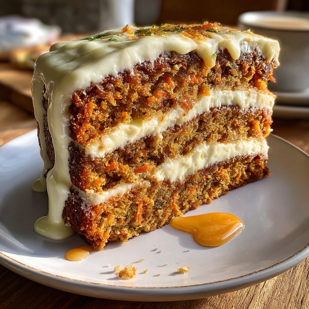 Karottenkuchen Mit Frischkäse Creme