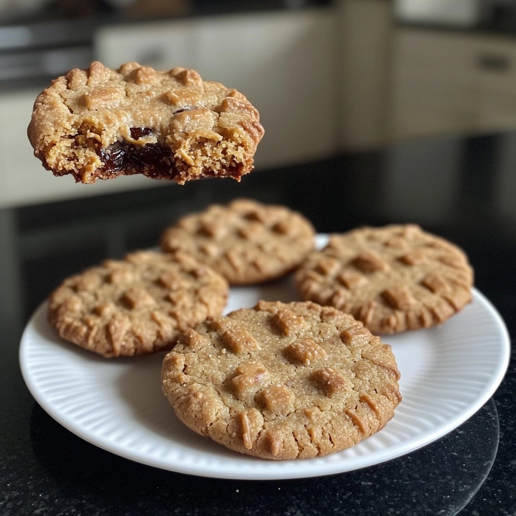 Dattel-Erdnussbutter-Cookies – vegan